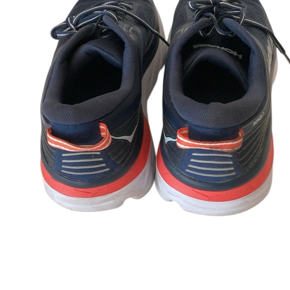 Hoka Bondi 7, navy with fuchsia/pink, size 11 - Picture 6 of 8